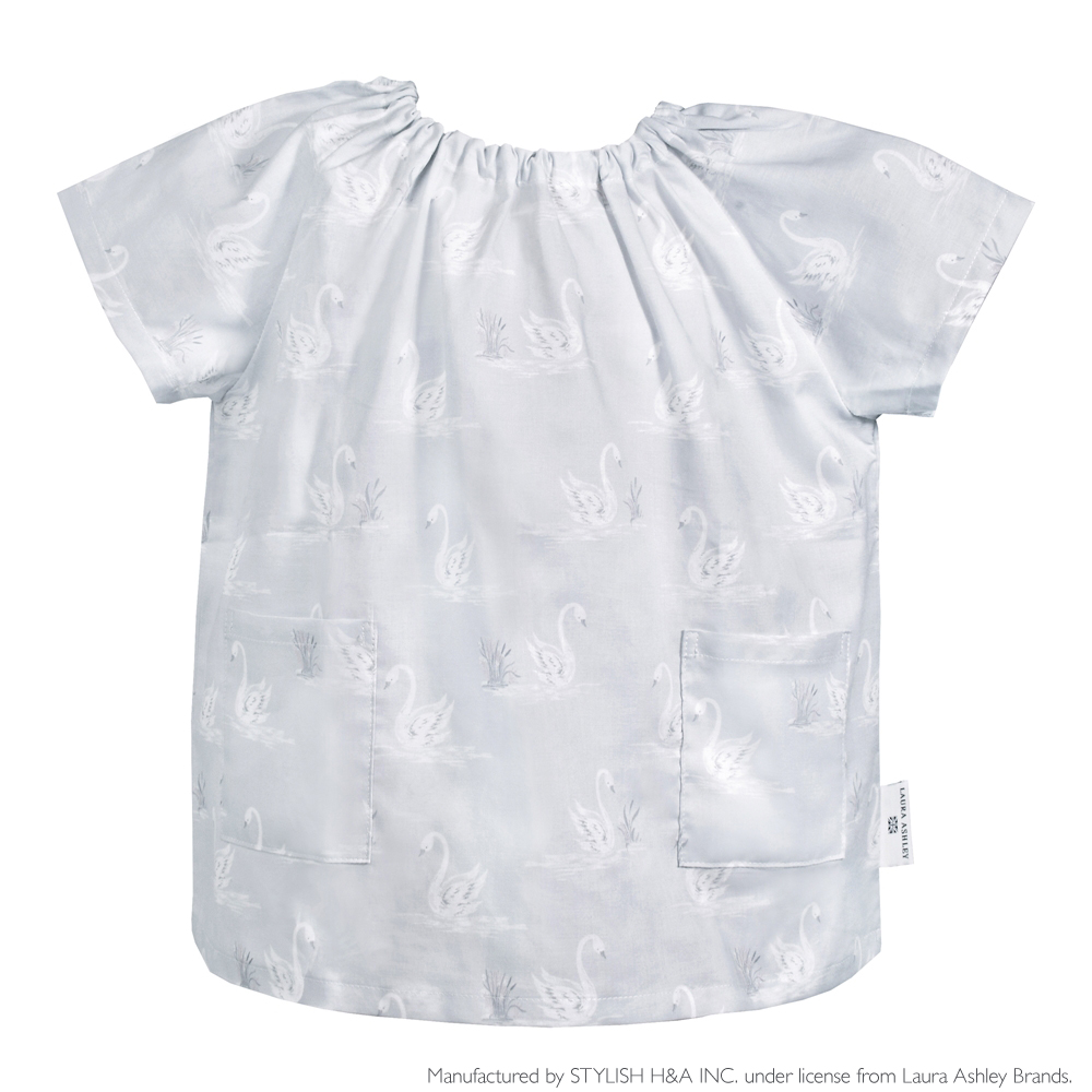 LAURA ASHLEY 半袖スモック(100-110cm・120-130cm) Swans