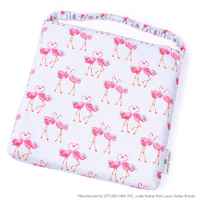 LAURA ASHLEY ざぶとん キルティング Pretty Flamingo